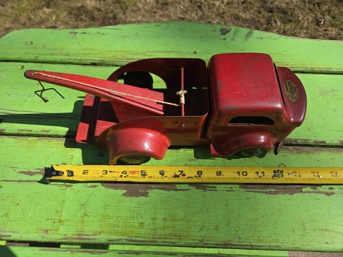 Vintage 1940s Richmond Scale Model Metal Toy Tow Truck Detroit MIchigan - Picture 15 of 16