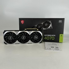 MSI Ventus 3X OC GeForce RTX 4070 12GB RAM - Graphics Card - Excellent Condition