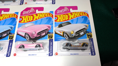 HOT WHEELS Barbie The Movie 1956 Corvette Set Monster Truck Hummer HUGE BULK LOT - Picture 7 of 9
