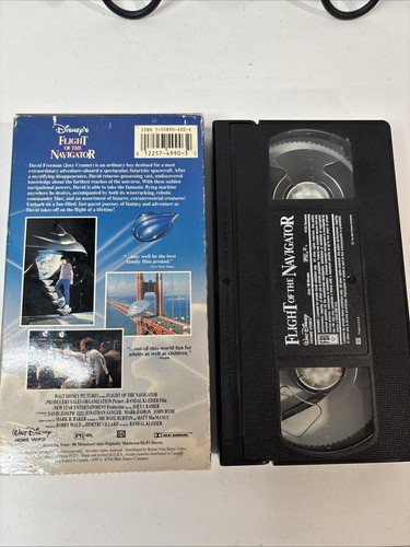 Flight of the Navigator VHS (1986 Walt Disney Home Video) Family - Picture 2 of 2