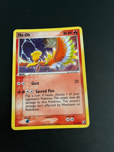 Pokémon TCG Ho-Oh EX Unseen Forces 27/115 Holo Rare Karte Sammelkarte