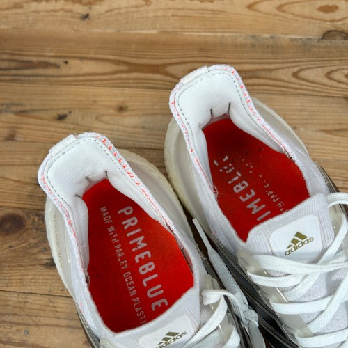 Adidas Turnschuhe Damen Größe UK 7 Ultra Boost 21 Tokyo weiß orange Laufschuhe - Bild 11 von 13