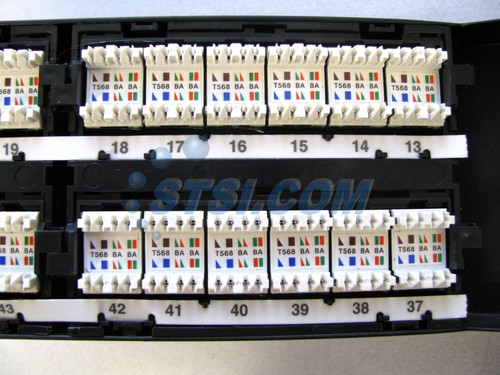 Panduit DPA486X88TGY 48-Port Cat6a Angled Patch Panel 10Gig *READ* ~STSI - Picture 8 of 11