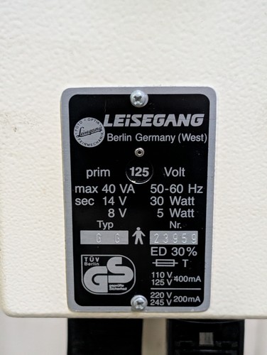 Leisegang Model G/1D3 Colposcopio 7,5x 15x 30x Microscopio con supporto perno - Foto 6 di 9