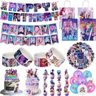 Kpop Demon Hunters Birthday Party Supplies Cutlery Banner Topper Tableware Ballo