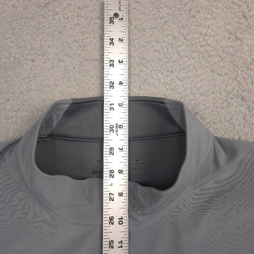Nike Golf Dri-FIT Men’s 1/2 Zip Pullover 2XL Gray Quarter Zip Long Sleeve - Picture 5 of 12