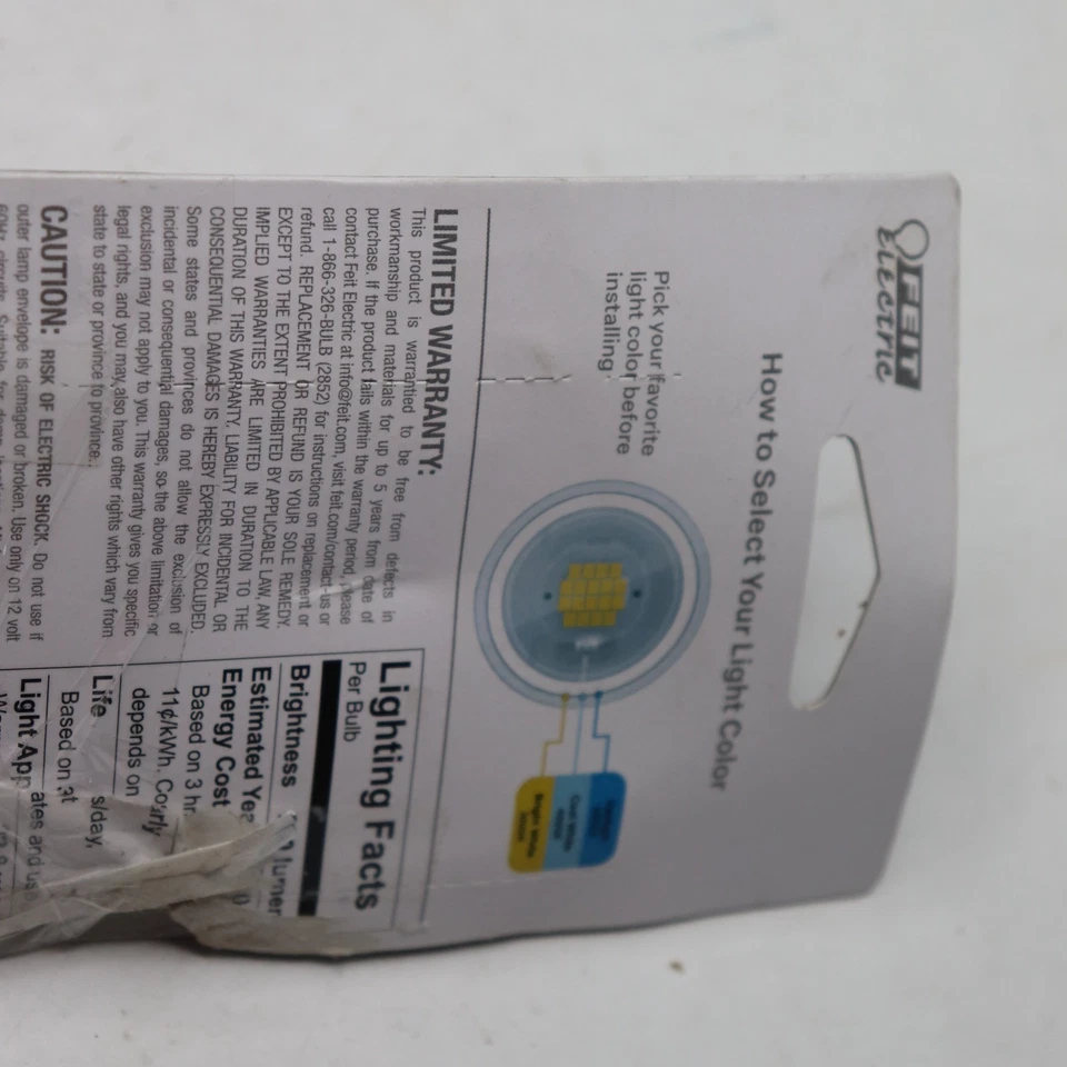 (3-Pk) Feit Electric LED Flood Light Bulb Bi-Pin MR16 GU5.3 12V 20W Eqv - Image 4 of 4