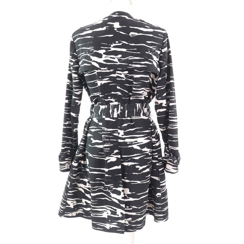 MONCLER trench coat PETRA Logo button and belt included, all-over pattern, 2 - Picture 3 of 12