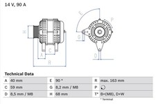 Bosch GENERATOR 0986040330