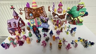 My Little Pony Konvolut Minis Figuren und Spielhäuser Guter Zustand Hasbro