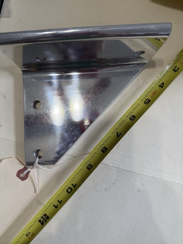 Polished aluminum hatch lift pump mounting bracket Inboard Speedboat 1193 - Bild 5 von 8