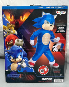 Sonic Movie 3 Sonic Costume for Children, Boys One Size Child