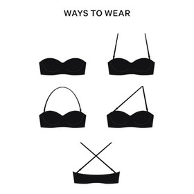 Victoria's Secret PINK Smooth Wear Everywhere Strapless Push Up Bra #11267410