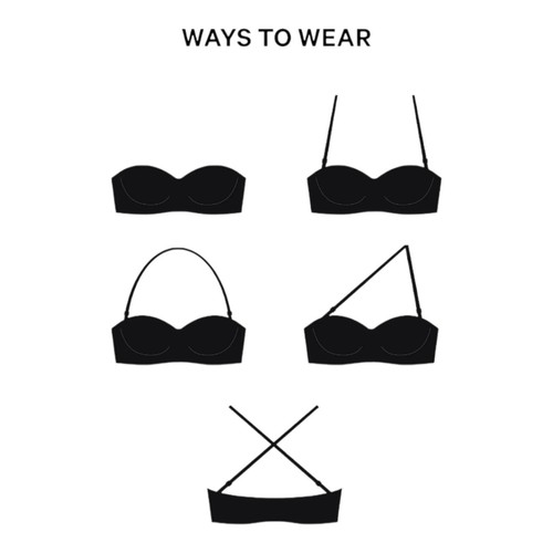 Sujetador push up sin tirantes Victoria's Secret rosa suave en todas partes #11267410 - Imagen 2 de 11