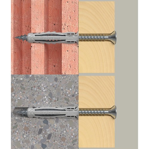 Fischer KIT SX Plus Valigetta 80 Tasselli con Vite Assortiti per Fissaggio su - Foto 6 di 24