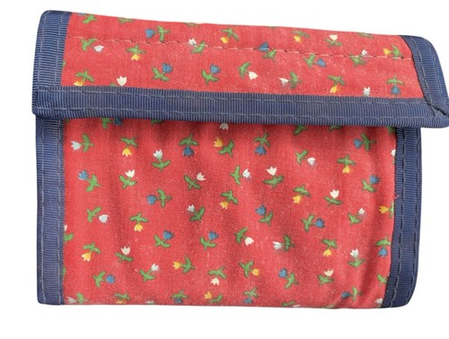 VTG 80s 90s Trifold NOS Wallet Retro Sunshine Works Made in USA Floral Feminine - Picture 2 of 5