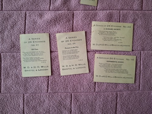 WILLS OVERSEAS - HUNDE (ÄTZUNGEN) GRÖSSE L x 4 KARTEN 1 FR 3 GD - Bild 2 von 2