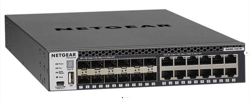 Netgear M4300-12X12F XSM4324S 12xRJ-45 10G 12xSFP+ 10G Half-Width Managed Switch - 第 2/6 張圖片