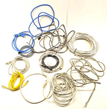 LOT OF CAT5e CAT6 CAT6e RJ-45 Patch Cord Cable LAN Network Ethernet Cables USED