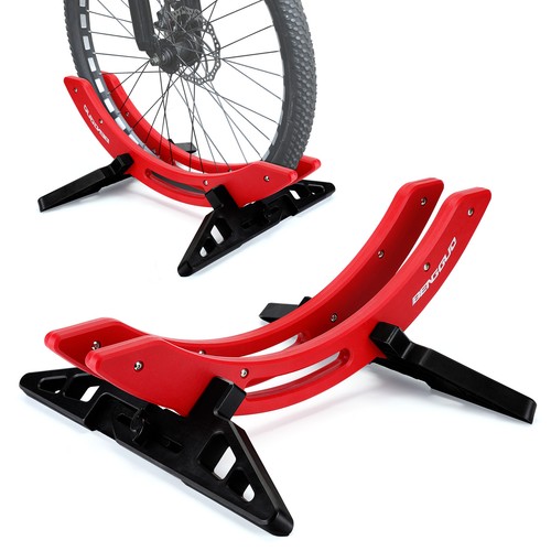 Bicycle Stand Adjustable Home Garage Bike Floor Parking Rack Cycling Accessory - Picture 13 of 21