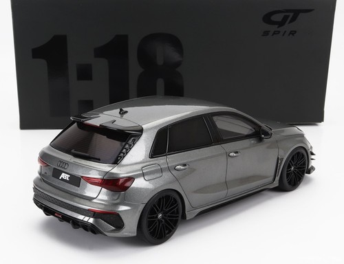 AUDI RS3 ABT SPORTBACK GRAY MODEL CAR BY GT SPIRIT 1/18 SCALE - Picture 2 of 4