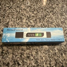 HoneForest TDS EC Temp Meter 3 in 1 Water Quality Tester - New