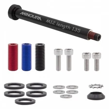 Universal Thru Axle Front Rack Mount Adapter - Compatible with 12x100/110 Bikes