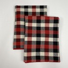 Crate & Barrel 2 Wool Blend Buffalo Plaid Pillow Sham Cottage Standard Multicolo
