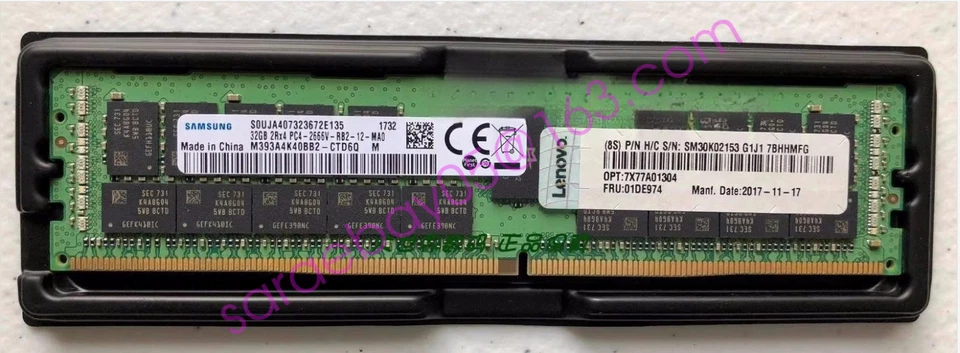NEW Lenovo 01DE974 7X77A01304 32GB 2Rx4 DDR4 PC4-2666V RDIMM Server RAM Memory - Image 4 of 4