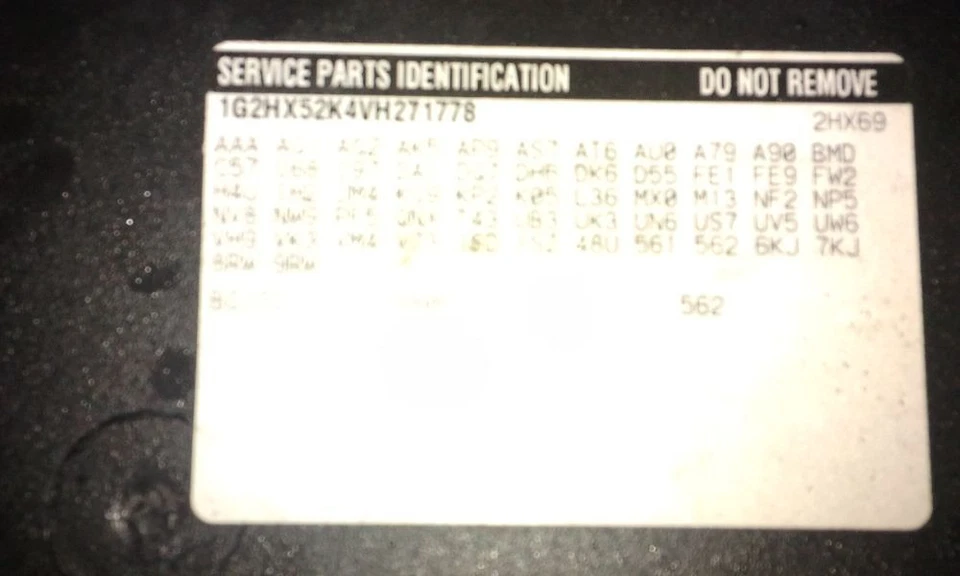 Módulo de control electrónico ECM del motor 6-191 3,1 L compatible con 97 ACHIEVA 244340 Foto 2 de 4