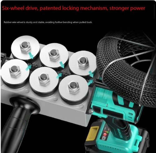 Máquina roscadora de alambre eléctrica máquina de tracción de roscado de alambre completamente automática - Imagen 8 de 21