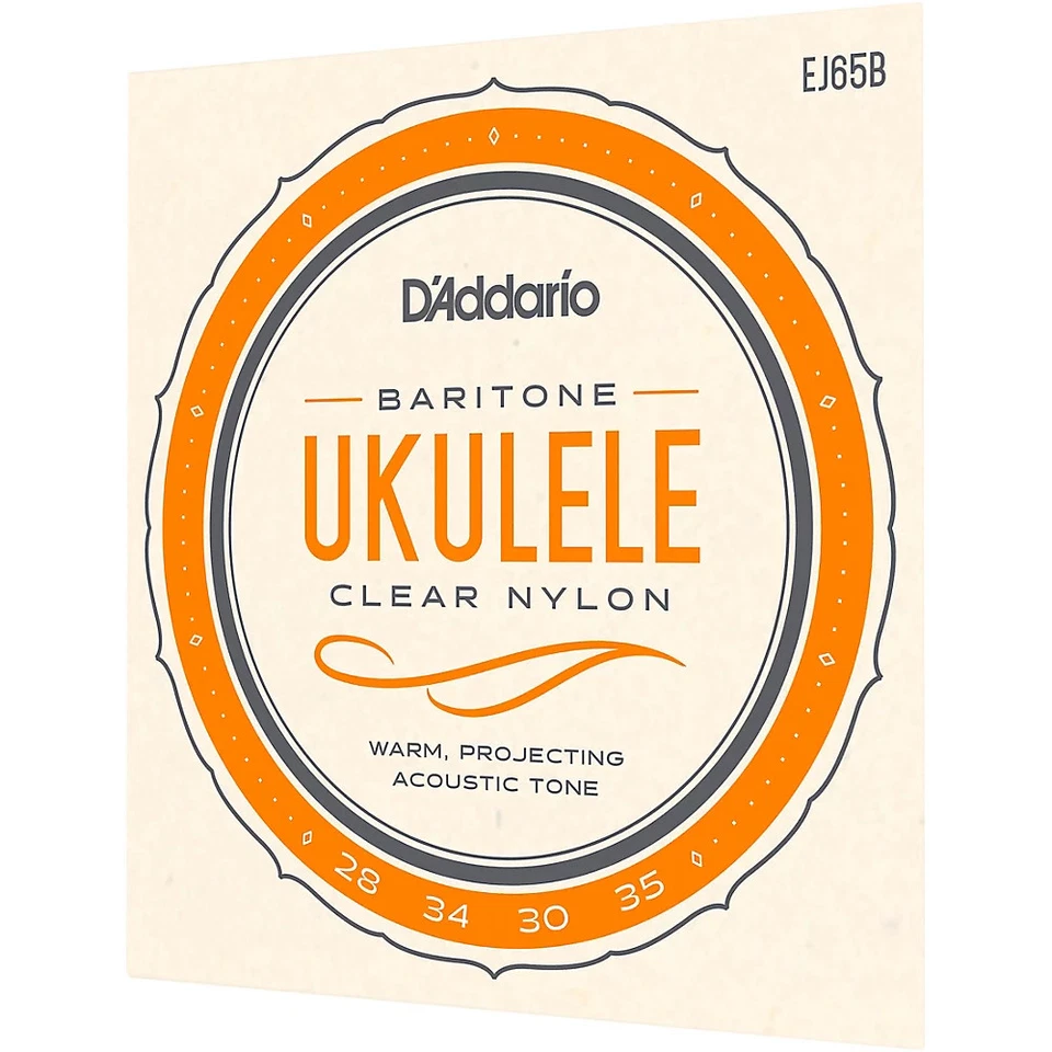 Cuerdas de ukelele de nailon barítono extruido personalizadas D'Addario EJ65B Pro-Arte Foto 3 de 4
