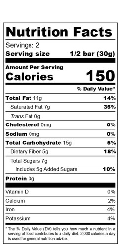 RawMio Chocolate Hazelnut & Fig Bar 2.12 oz (Pack of 12) - Bild 3 von 6