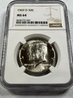 1969-D  KENNEDY US Half Dollar,   MS64 by NGC,   a SUPERB looking coin!!!!