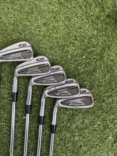 Titleist Ap2 Irons 6-pw / Left Handed / N.s Pro Stiff Flex Shafts - Picture 2 of 7