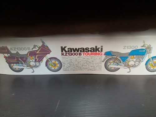RARE VINTAGE Oshika-Model TAMIYA 1/6 KAWASAKI KZ1300B TOURING From Japan - Picture 7 of 7