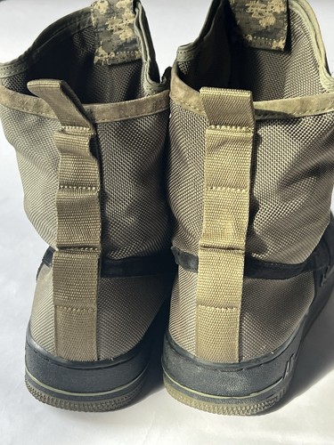 Nike SF Air Force 1, Special Forces, Olive/Black, Men’s 9.5 864024-004, Damaged - 第 12/20 張圖片