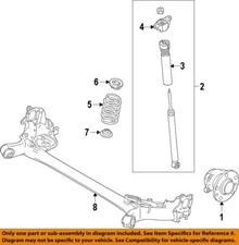 MAZDA OEM 16-21 CX-3 Rear Suspension Brake Components-Hub Bearing D10E2615X