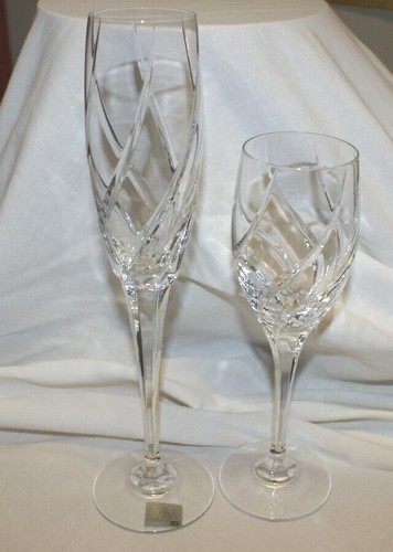 Mikasa Olympus Crystal Wine Glasses 8.25" or Champagne Flutes 10.75" Each - Picture 2 of 8