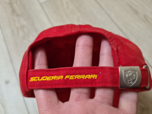FERRARI CAP VINTAGE F1 FERNANDO ALONSO CAP FORMULA 1 CAP OFFICIAL F1 HAT CAP RED - Picture 6 of 9