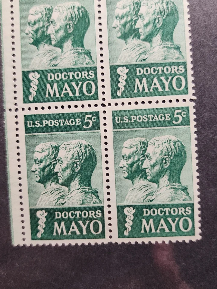 US Scott #1251, Plate Block #27869 1964 Doctors Mayo 5c Unused - #B31 - Image 2 of 3