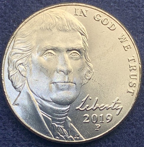 Jefferson P WDDR-010 2019 níquel troquel doble troquel inverso sin circular DDR - Imagen 3 de 3