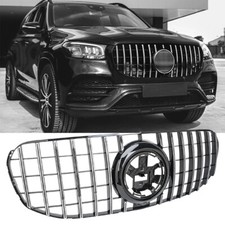 GT Panamericana Grill passend für Mercedes GLS X167 NUR ab 2019 silver schwarz