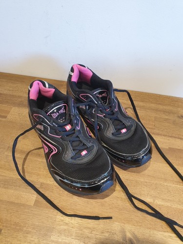 USA Pro Mädchen Damen Sneaker schwarz pink Größe 5 abriebfeste Sohle sehr guter Zustand - Bild 16 von 16