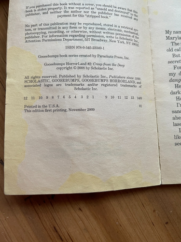 R.L. Stine Goosebumps HORRORLAND Monster Blood for Breakfast/Creep from the Deep - Picture 13 of 14