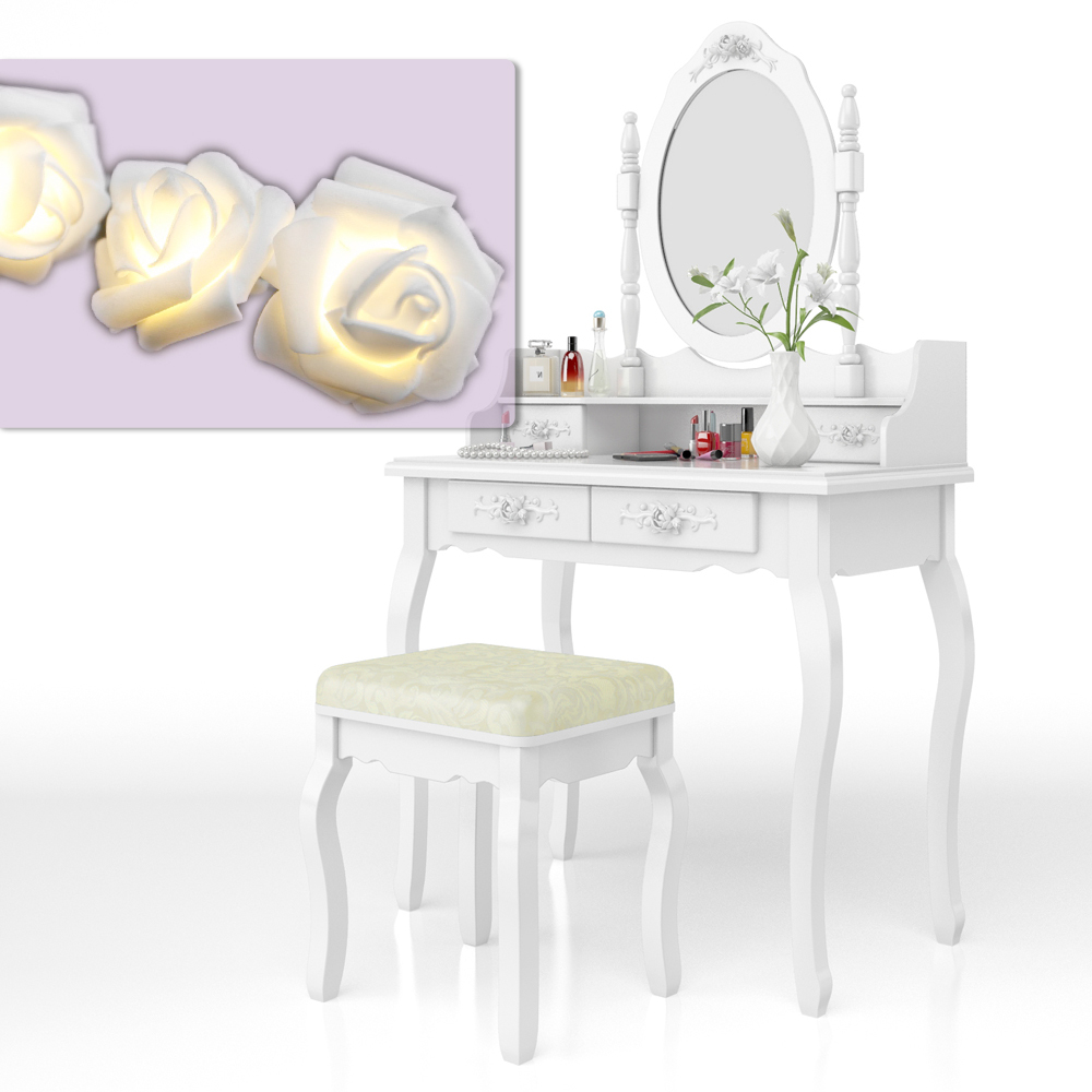 Tocador vestidor taburete tocador mesa de tocador espejo Rose serie Lady Rose Tocador vestidor taburete taburete vestidor tocador mesa de tocador espejo Rose serie Lady Rose e9c6b9