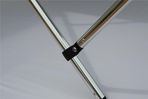 3-Bow Aluminum Bimini Top Compatible with Seaswirl 17 TEMPO I/O 1987-1990 - Picture 8 of 19