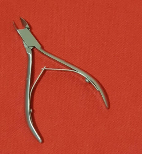2x Stainless Cuticle Nipper Nail Art Cutter Manicure Pedicure + Dimond Nail file - Picture 2 of 4