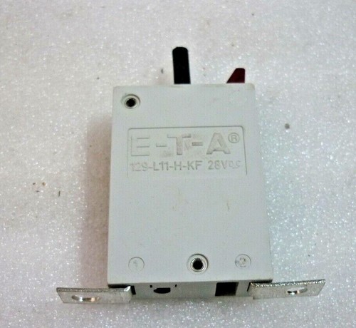 E-T-A Circuit Breaker 16A 28VDC, pn 129-L11-H-KF - Picture 1 of 6
