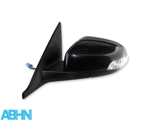 Volvo S40 V50 Mk2 (07-09) Left Side Power Folding Door Mirror Grey-Blue 10-Wires